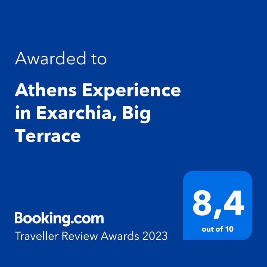 Athens Experience In Exarchia, Big Terraceアパートメント エクステリア 写真